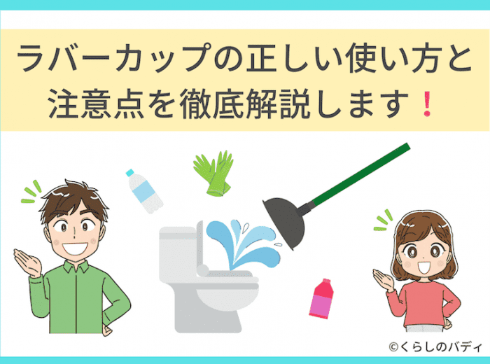 ラバーカップの正しい使い方と注意点を徹底解説します くらしのバディ